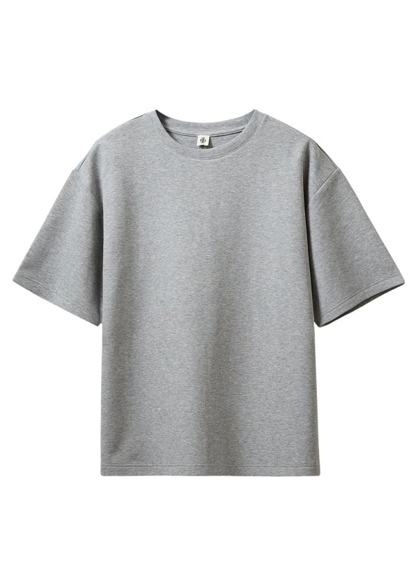 TG Bow Tee - Grey Melange
