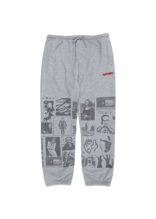 Pleasures' Choices sweatpant - Heather Grey. Køb sweatpants her.