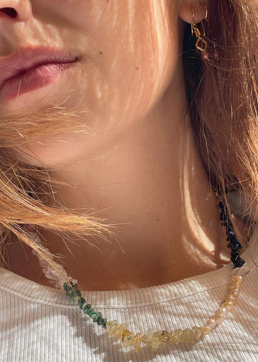 chrispy coast necklace pacific colors - Multi-Jewellery-Stine A-Butler Loftet