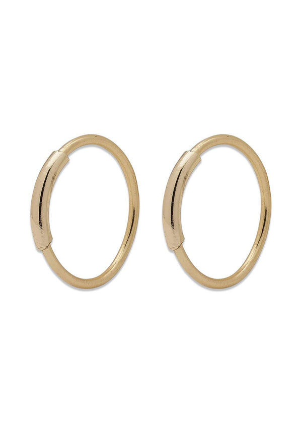 RAQUEL mini hoop earrings gold-plated - Gold Plated