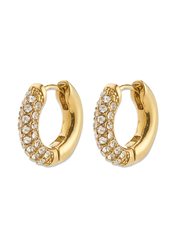 TATUM small hoops gold-plated - Gold Plated