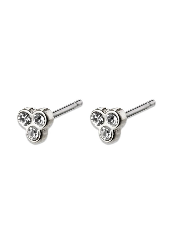 CAILY crystal earrings silver-plated - Silver Plated