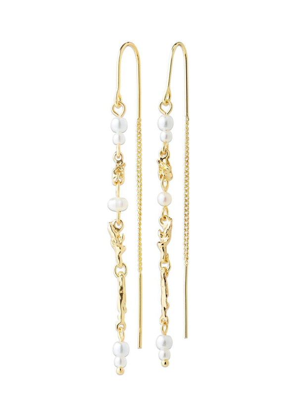 SLOAN chain earrings gold-plated - Gold Plated