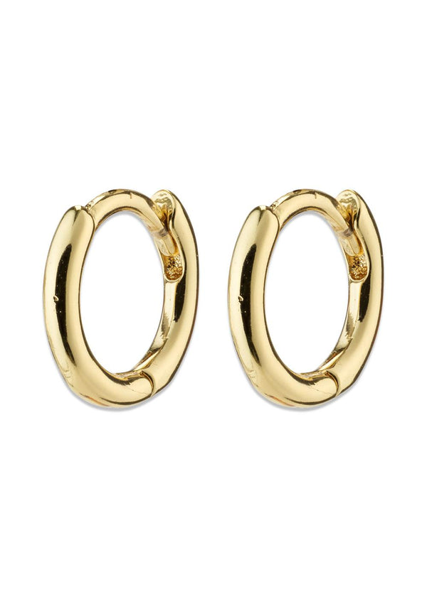 EANNA huggie hoops gold-plated - Gold Plated