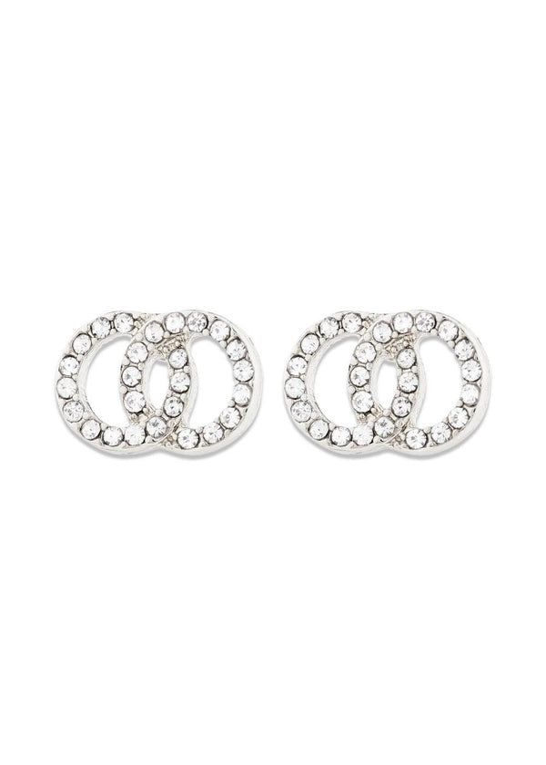 JOLINA recycled earrings silver-plated - Silver Plated