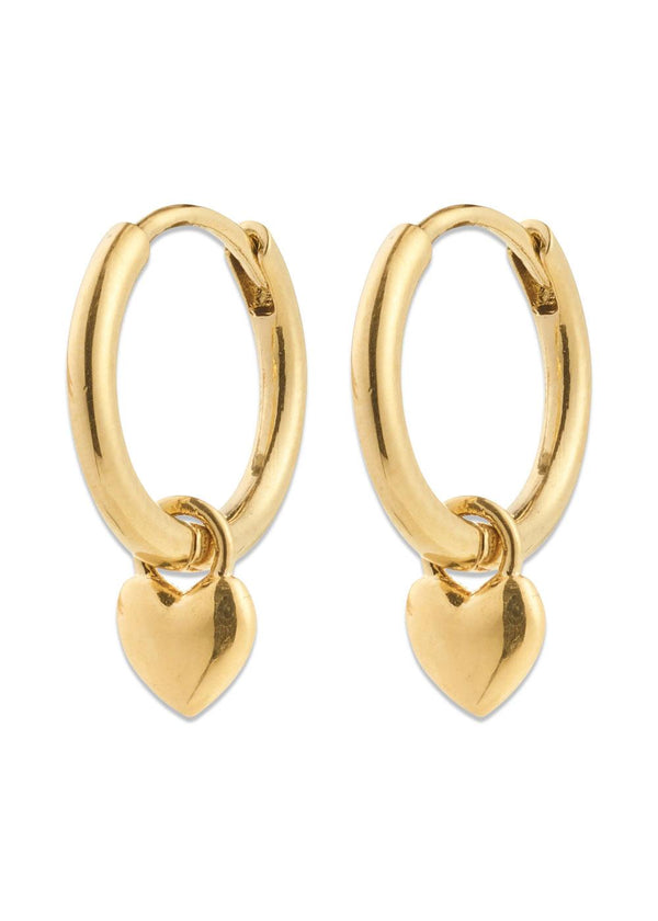 ALAIA earrings gold-plated - Gold Plated