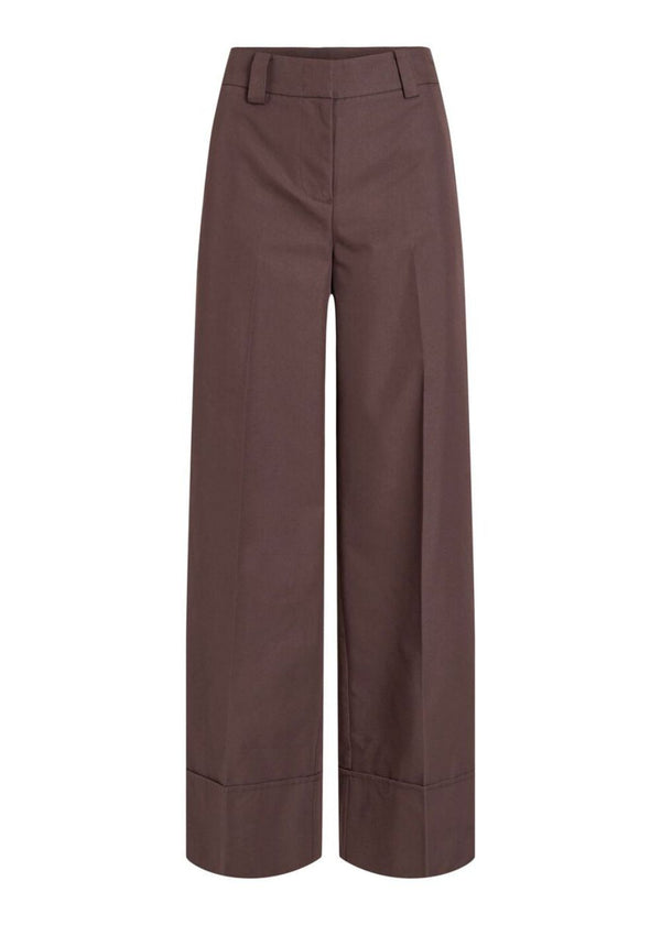 ROUFRANSISKA RW WF FL TROUSER/1 - Seal Brown