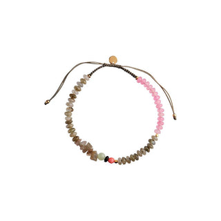 Stine A's harmony bracelet whit calm grey and pink - Multi. Køb armbånd her.