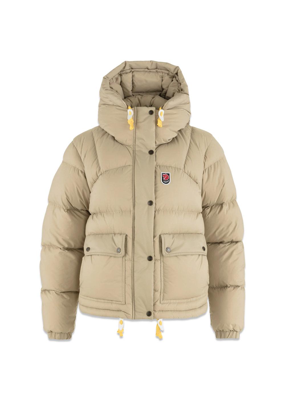 Expedition Down Cropped Jacket W - Fossil