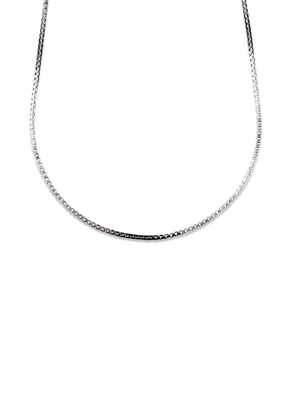 NANCY necklace 45 cm silver-plated - Silver Plated