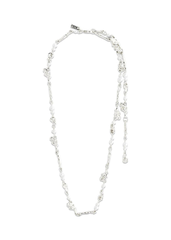 SLOAN pearl necklace silver-plated - Silver Plated