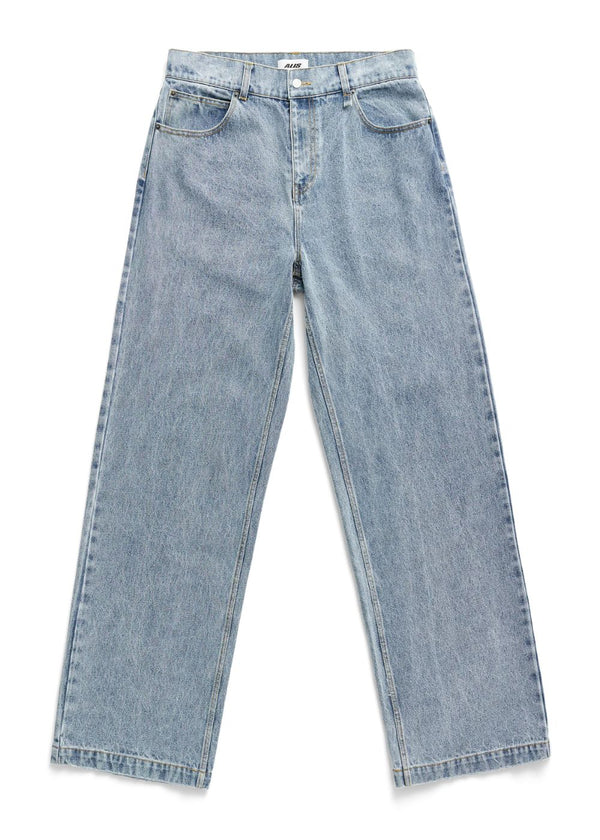 BAM WIDE FIT JEANS - Solid Blue