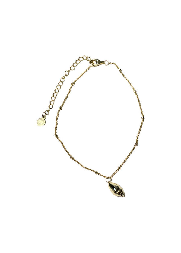 Lemon Luas shelly Anklet - Gold. Køb smykker her.