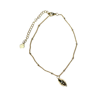 Lemon Luas shelly Anklet - Gold. Køb smykker her.