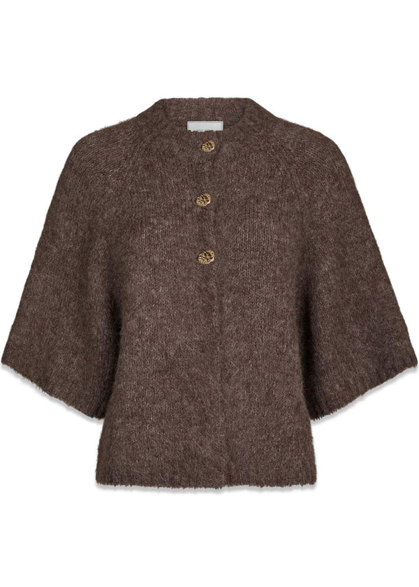 Benuta Fluffy Knit Cardigan - Light Brown