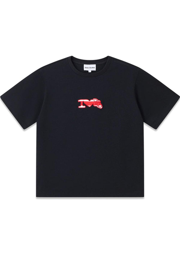 Globe Studios Patchwork T-shirt 'Black' - Black