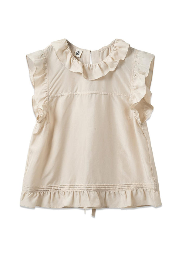Darling Scallop Top - Ecru