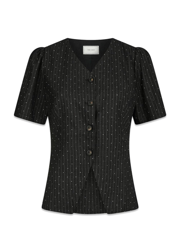 Jules B Pinstripe Blouse - Antracit