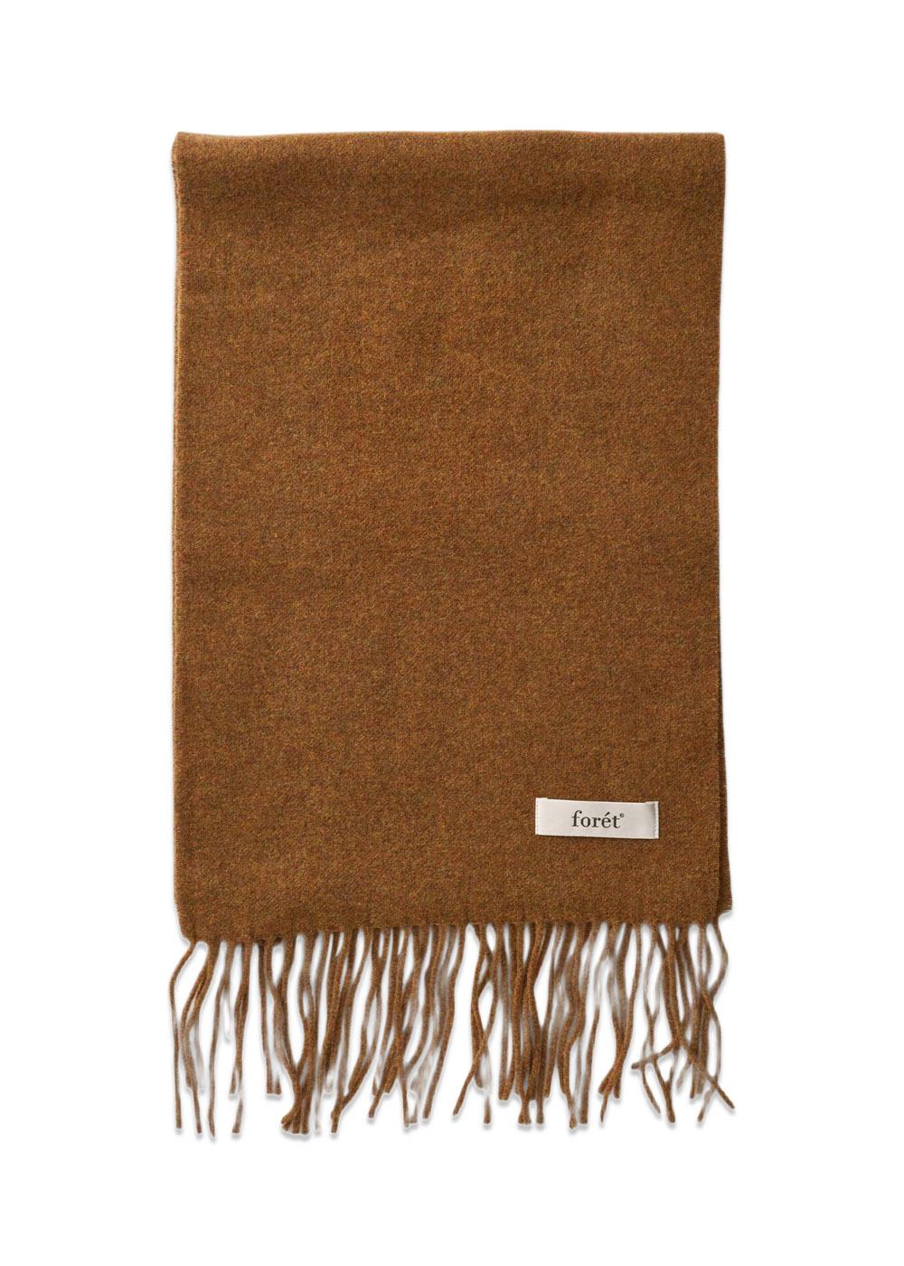 WOOL SCARF - Burnt Khaki