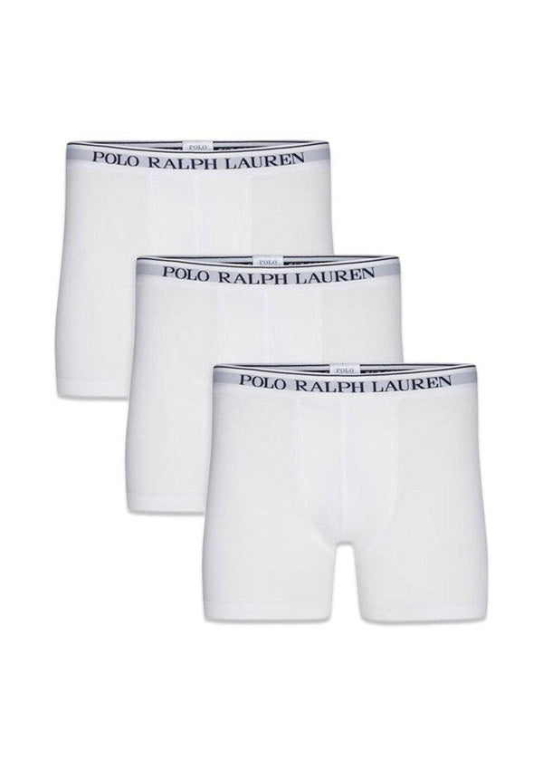 Ralph Laurens 3PK Boxer - White. Køb undertøj her.