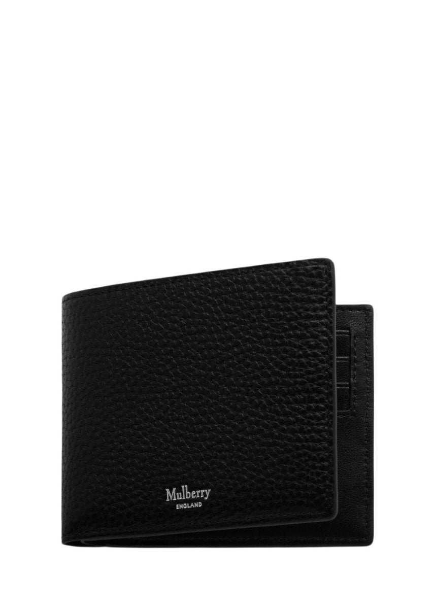 Mulberrys 8 Card Wallet Grain Veg Tanned - Black. Køb punge her.