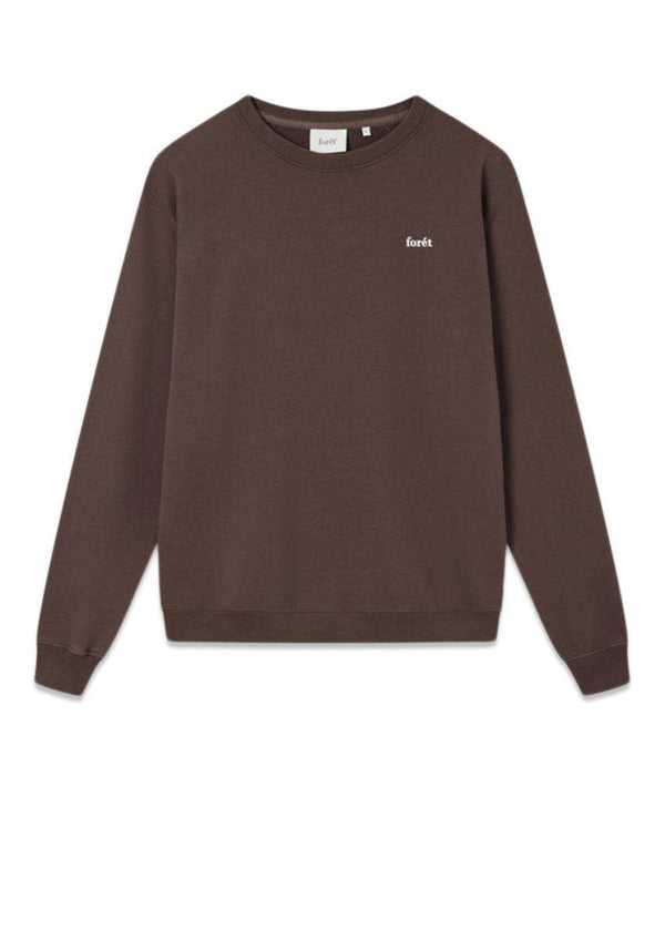 Foréts ASH SWEATSHIRT - Dark Brown. Køb sweatshirts her.