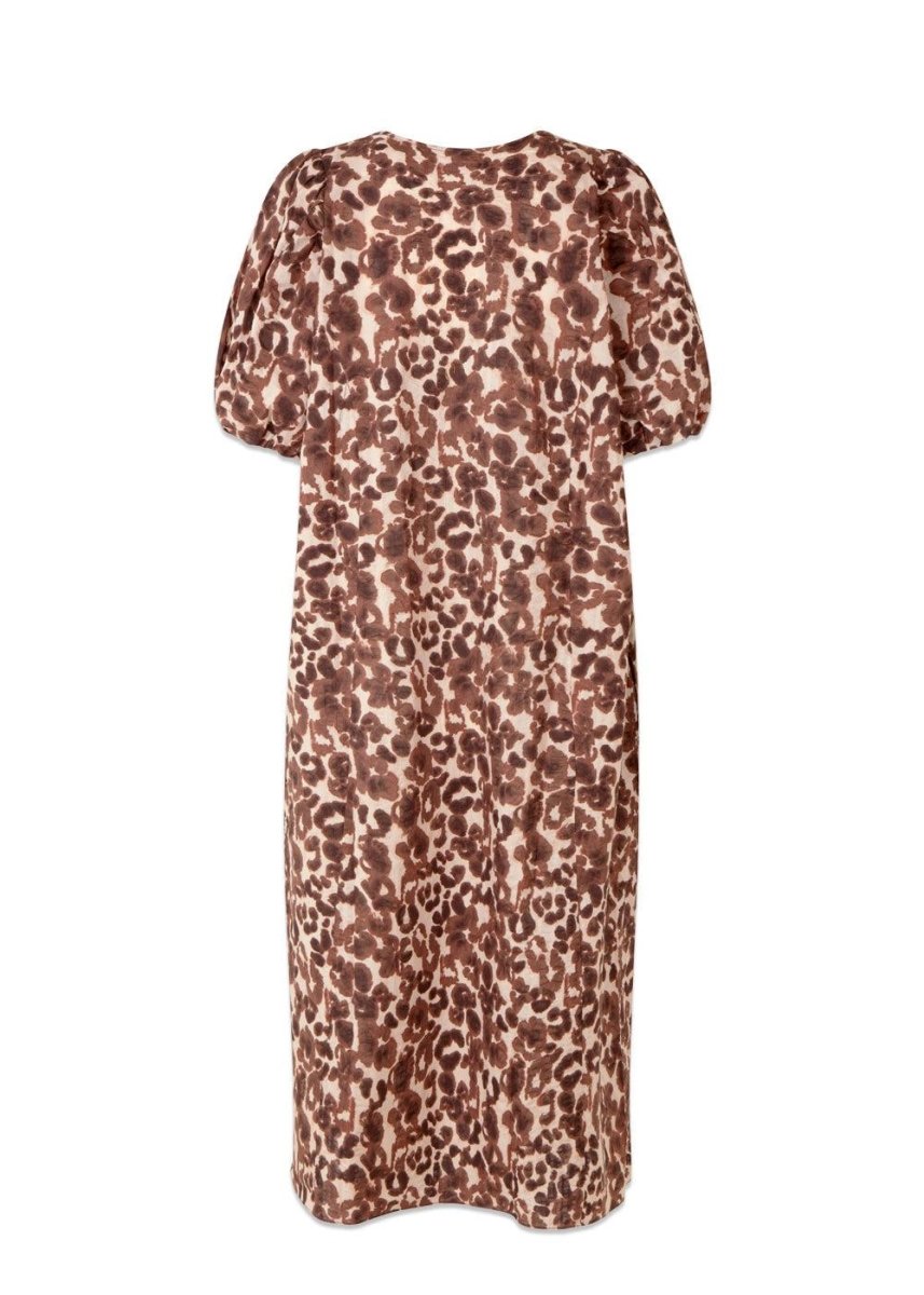 AZALIA - Floating Flower Brown Dress297_22419_FLOATINGFLOWERBROWN_345715184079234- Butler Loftet