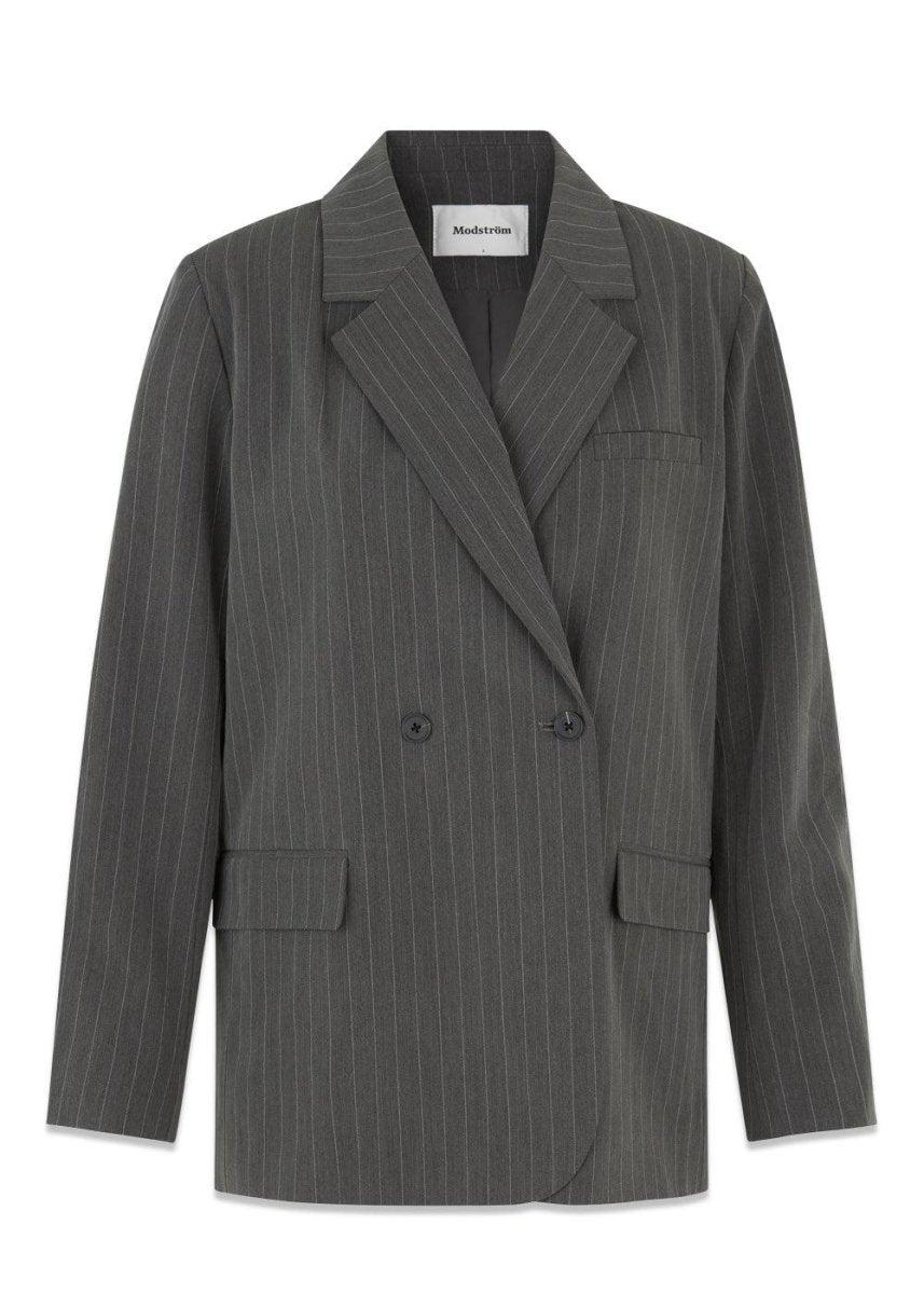 Modströms AbrahamMD blazer - Grey Pinstripe. Køb jakkesæt women her.