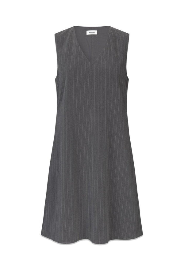 Modströms AbrahamMD dress - Grey Pinstripe. Køb kjoler her.