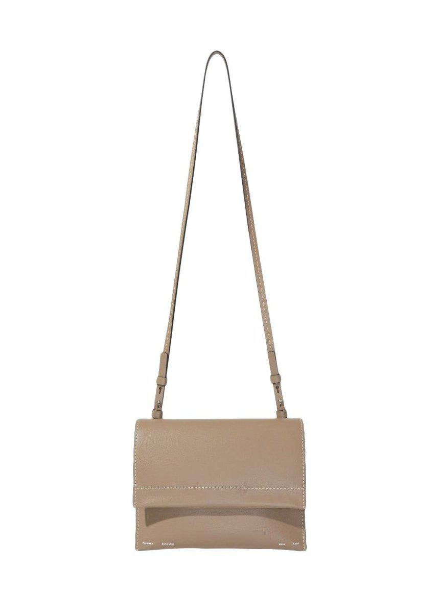 Proenza Schoulers Accordion Flap Bag - Clay. Køb designertasker||skuldertasker her.