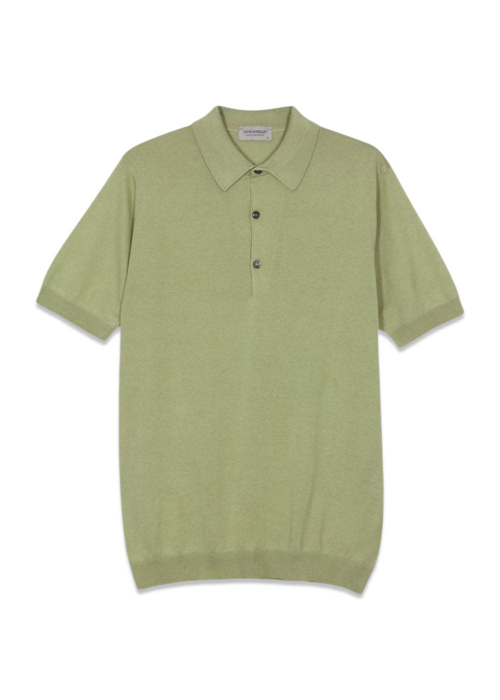 John Smedleys Adrian Shirt SS - Desert Green. Køb t-shirts her.