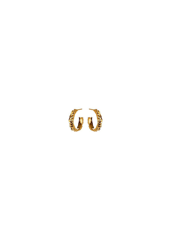 Maanestens Aio Medium Earrings - Sterling Silver (925) Gold Pla. Køb øreringe her.