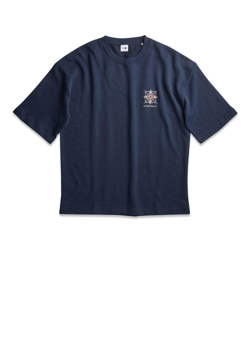 Nn. 07s Alan Tee 3482 - Navy Blue. Køb t-shirts her.