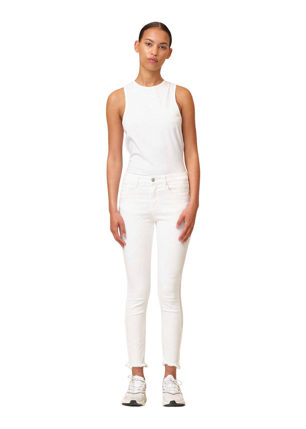 Alexa Jeans White - White