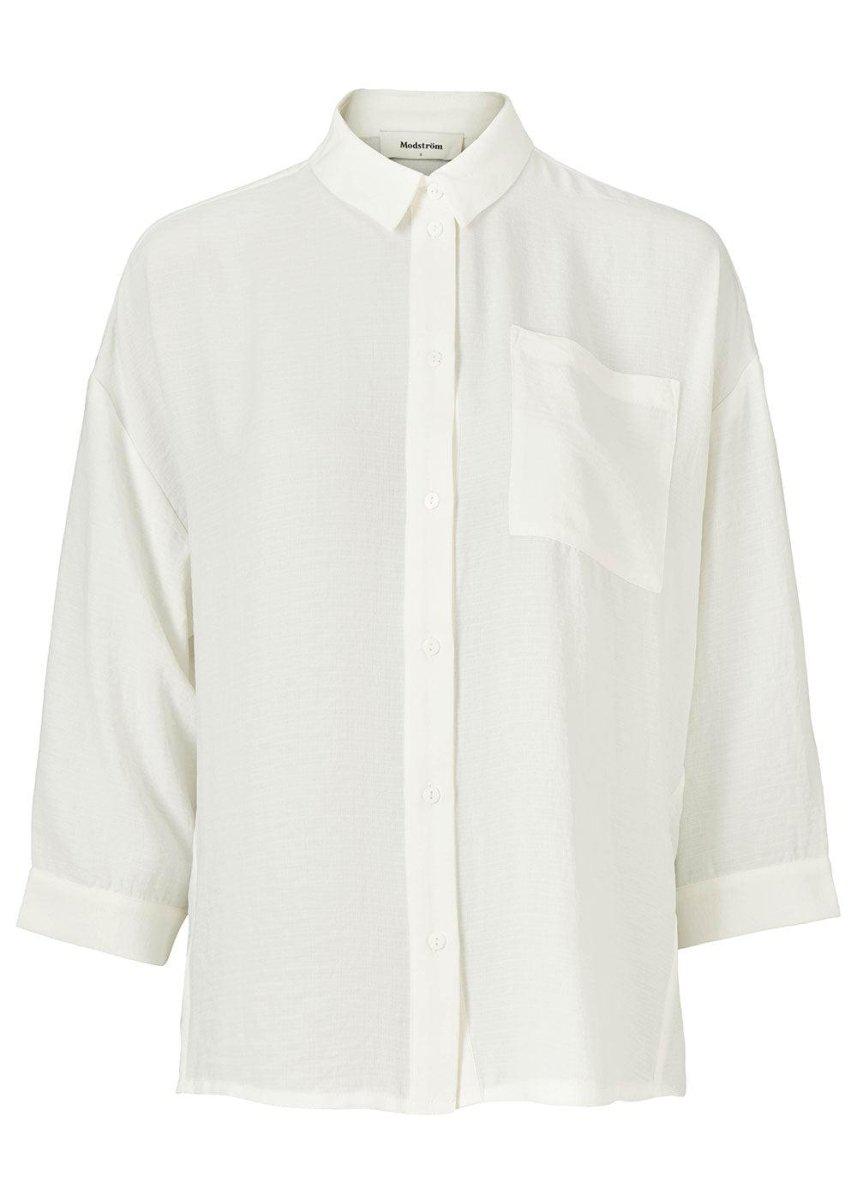 Modströms Alexis shirt - Off White. Køb shirts her.