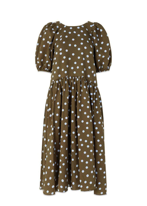 Stine Goyas Amelia - Blue Dots. Køb kjoler her.