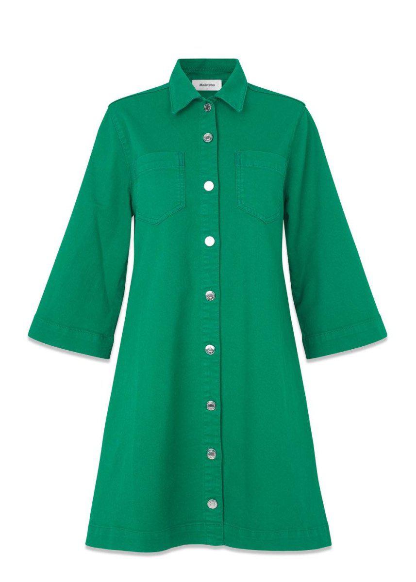 Modströms AmeliaMD dress - Green Meadow. Køb kjoler her.