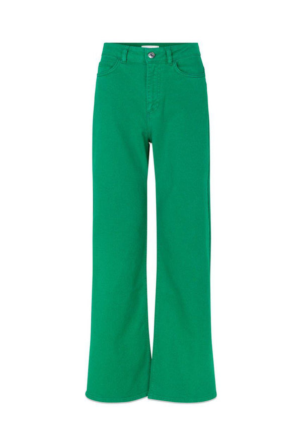 Modströms AmeliaMD jeans - Green Meadow. Køb jeans her.