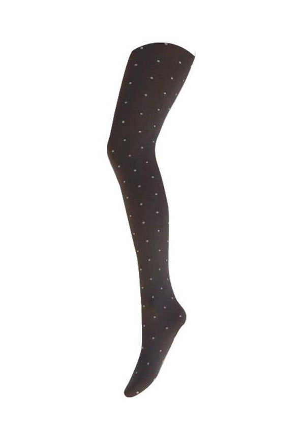 A MOI's Angnes brown dot tights - Brown Dot. Køb accessories her.