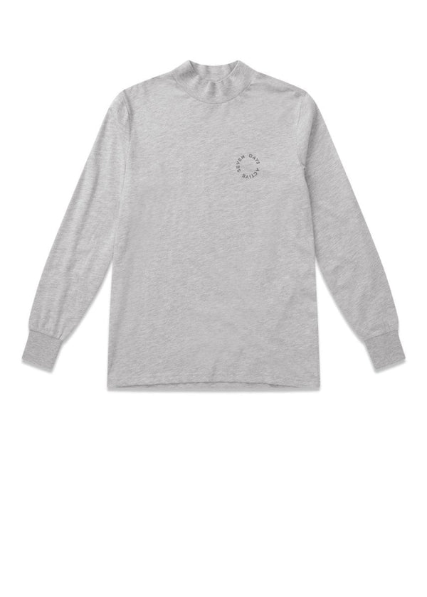 7 Days' Army L/S Tee - Heather Grey. Køb t-shirts her.