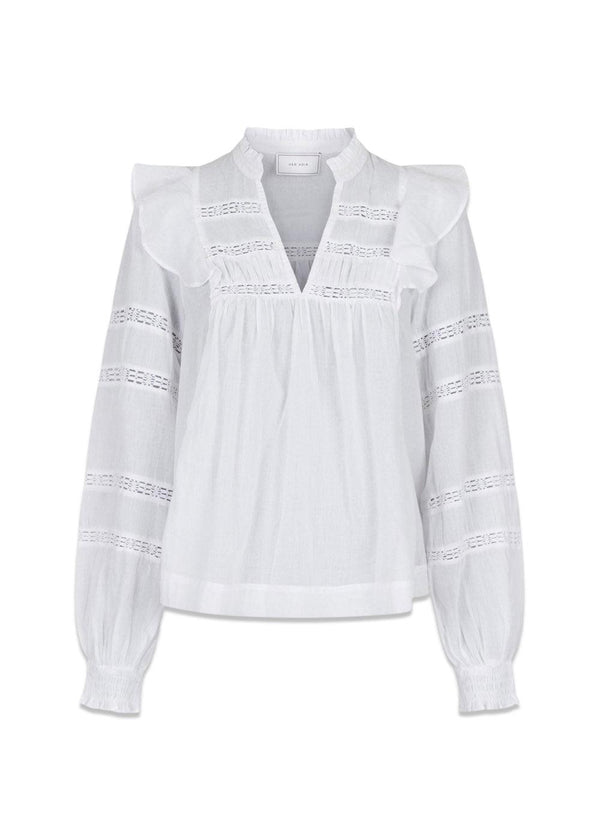 Neo Noirs Aroma S Voile Blouse - White. Køb blouses her.