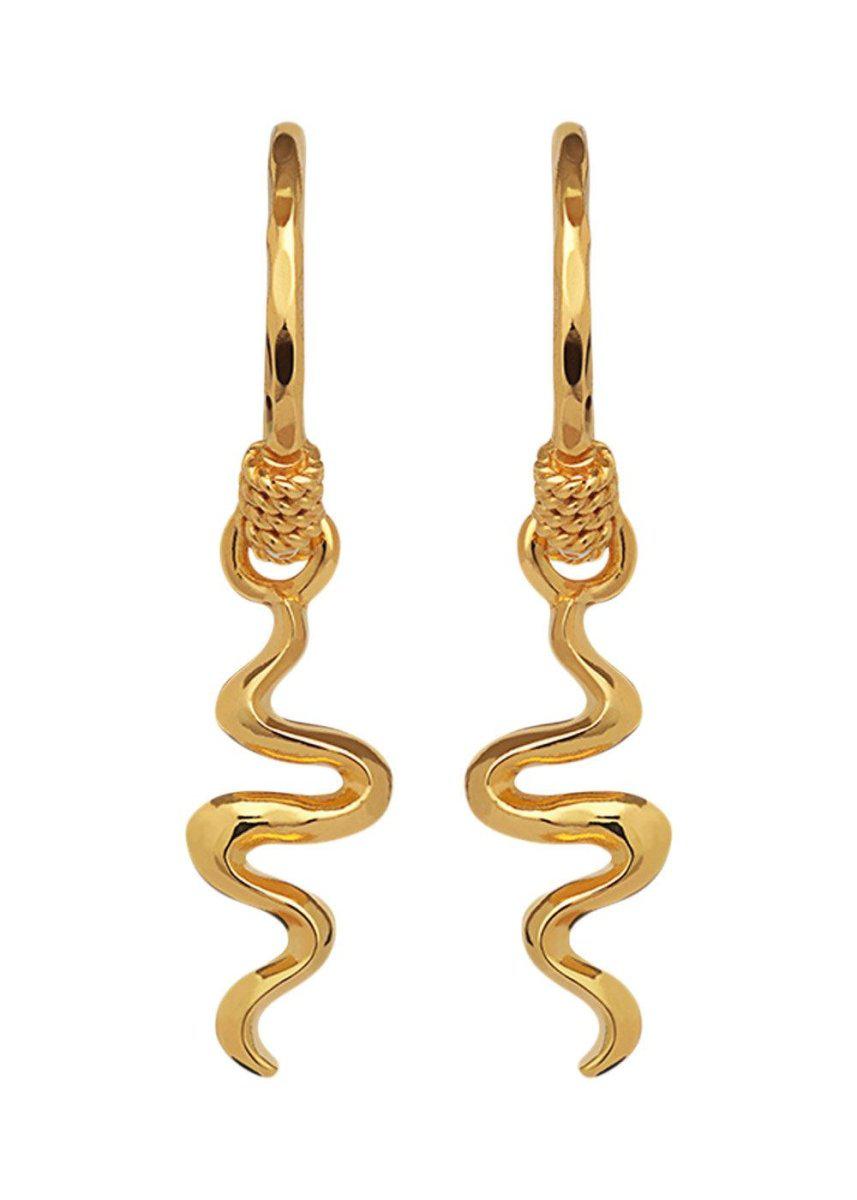 Maanestens Aryah Earring - Sterling Silver (925) Gold Pla. Køb øreringe her.