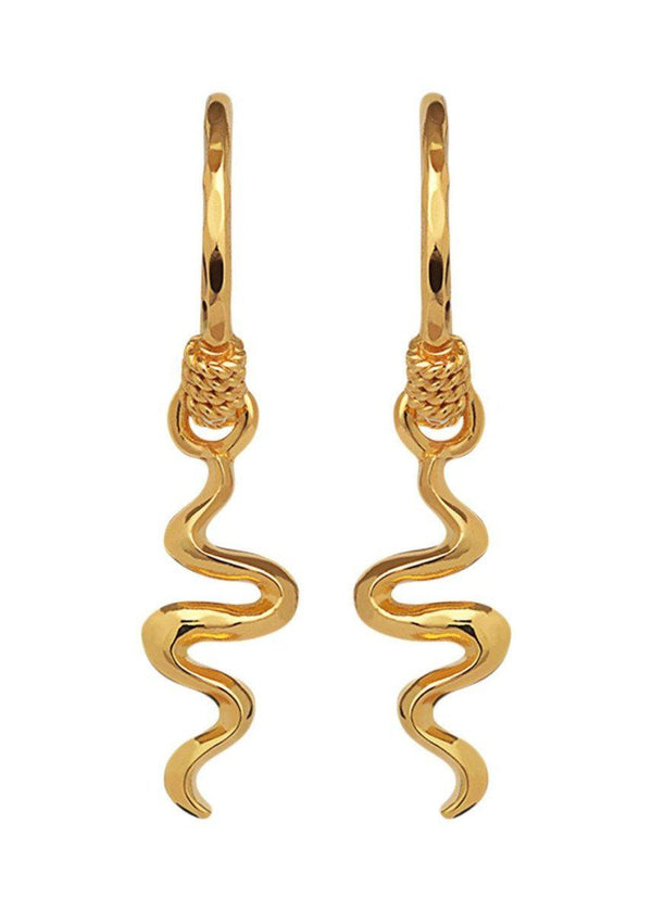 Maanestens Aryah Earring - Sterling Silver (925) Gold Pla. Køb øreringe her.