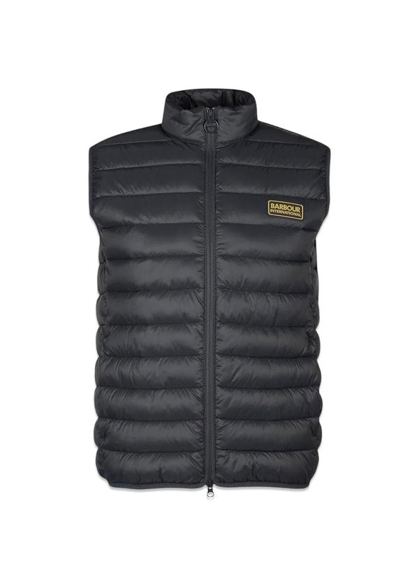 Barbours B.Intl Racer Reed Gilet - Black. Køb veste her.