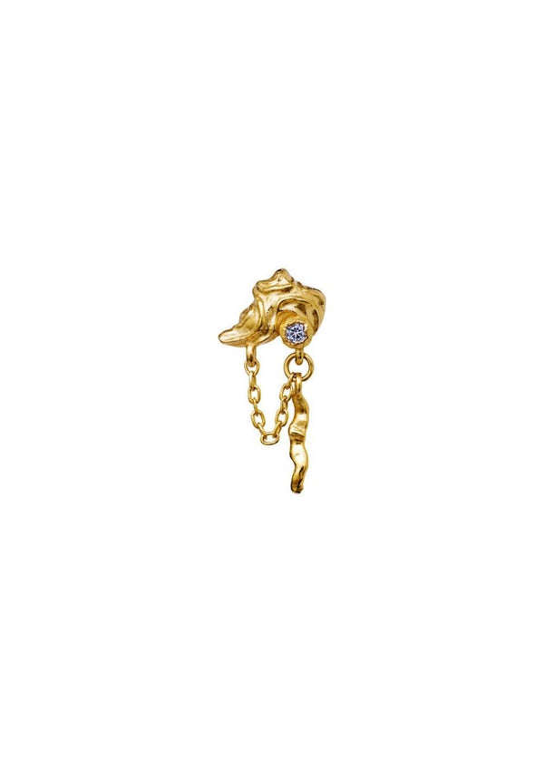 Maanestens Baia Earrings - Sterling Silver (925) Gold Pla. Køb øreringe her.