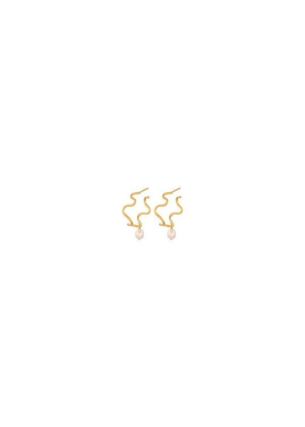 Pernille Corydons Bay Earrings - Gold. Køb øreringe her.