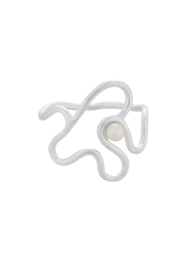 Pernille Corydons Bay Pearl Ring - Silver. Køb ringe her.