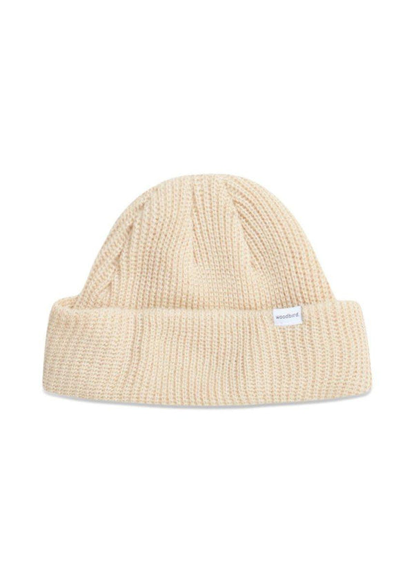 Woodbirds Beanie Sport - Sand. Køb accessories her.