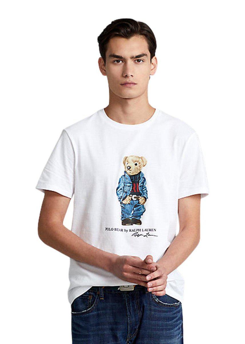 Bear T-Shirt - White T-shirts847_710853310001_White_S3616532310974- Butler Loftet