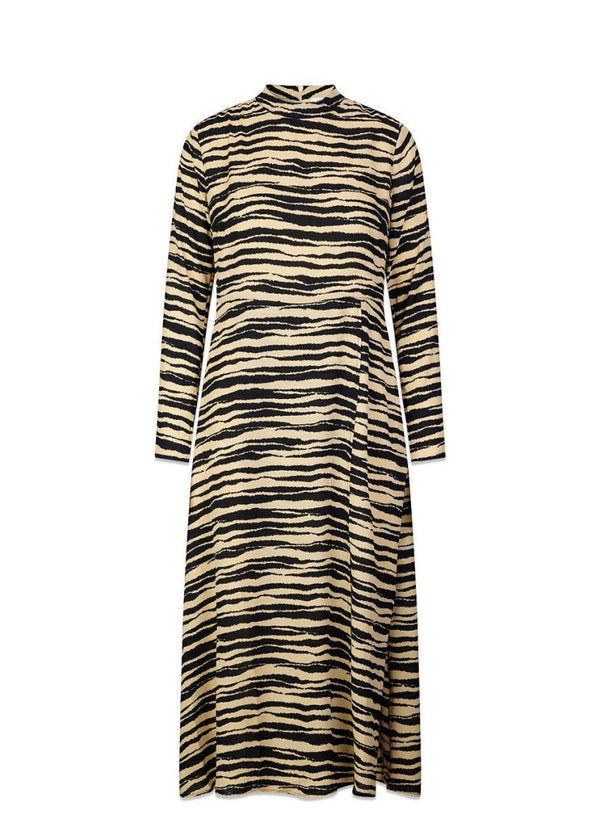 Modströms BeckyMD print dress - Moonstone Tiger. Køb kjoler her.